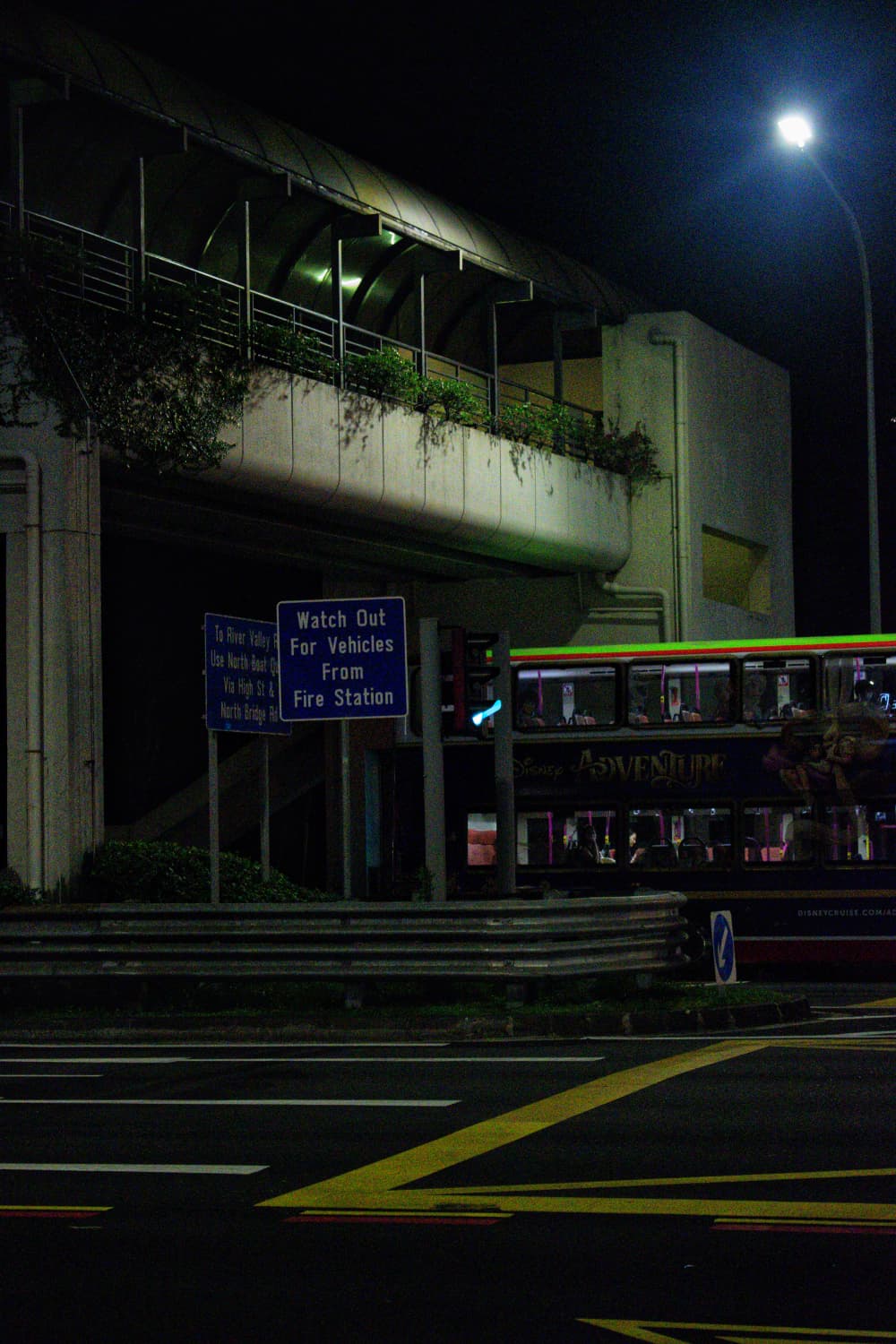 Underpass in Singapore | Night photography